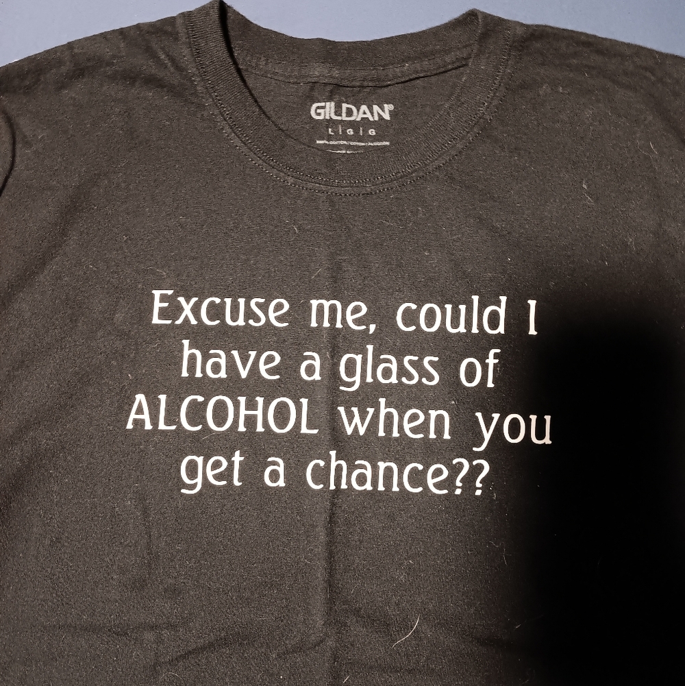 Gildan Black Tee with Bridesmaids Quote